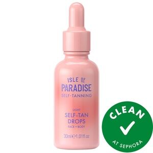 Isle of Paradise Light Self-Tan Face & Body Drops